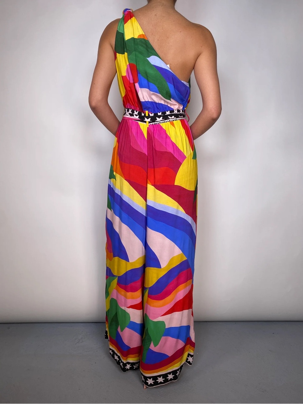 FARM Rio One-Shoulder Entardecer Jumpsuit - Picture 2 of 4